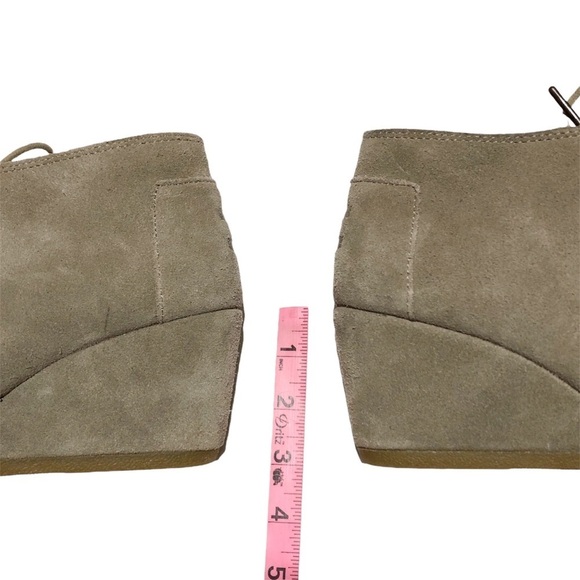Toms Suede Wedge Booties - Picture 12 of 14